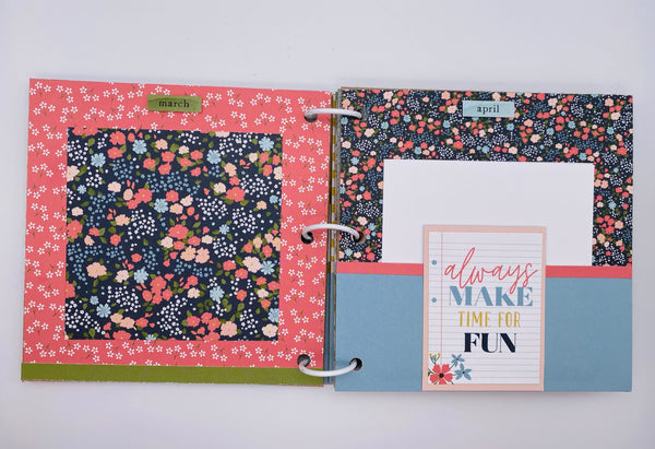 Premade Year in Review Scrapbook Photo Album