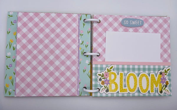 Premade Easter Scrapbook Photo Album