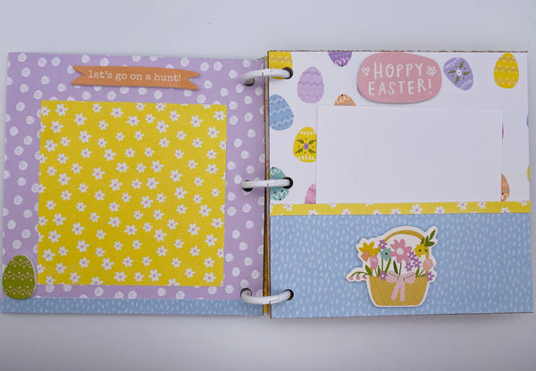 Premade Easter Scrapbook Photo Album