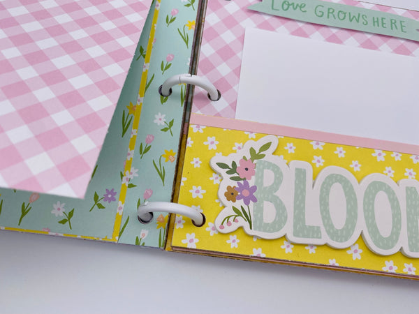 Premade Easter Scrapbook Photo Album