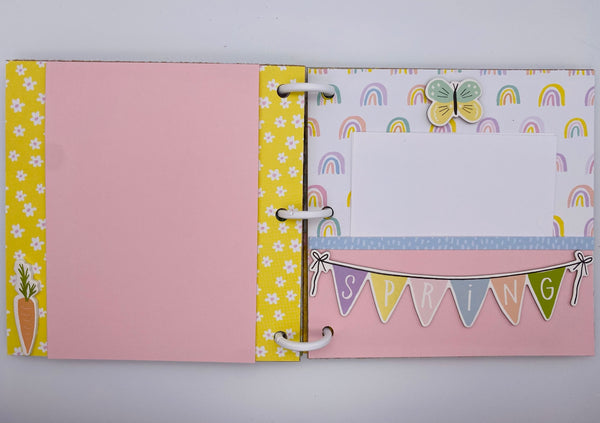 Premade Easter Scrapbook Photo Album
