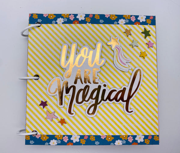 Premade Girl Scrapbook Photo Album