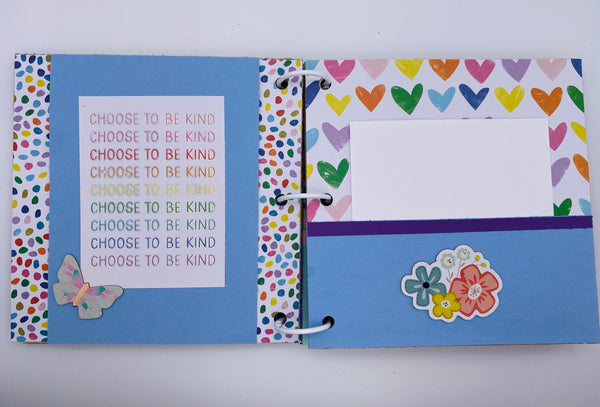 Premade Girl Scrapbook Photo Album