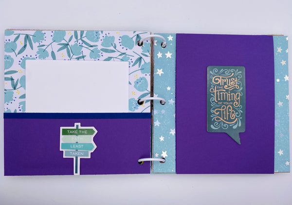 Premade Girl Scrapbook Photo Album