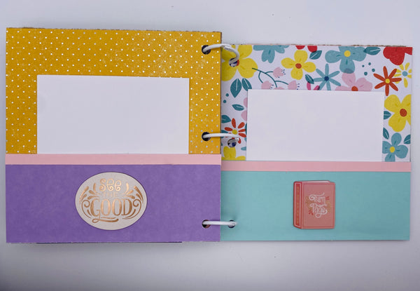 Premade Girl Scrapbook Photo Album