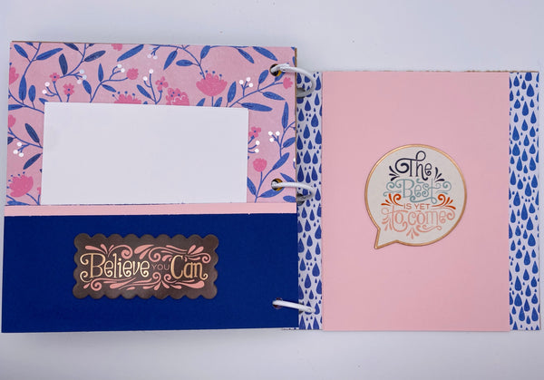 Premade Girl Scrapbook Photo Album