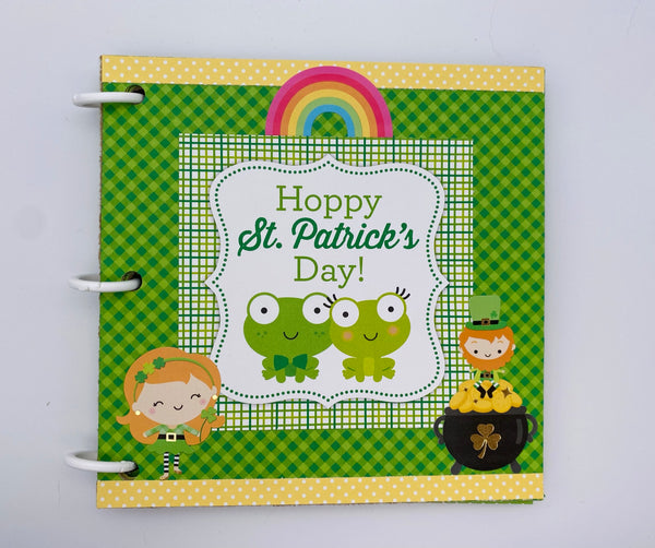 Premade St Patrick's Day Scrapbook Photo Album