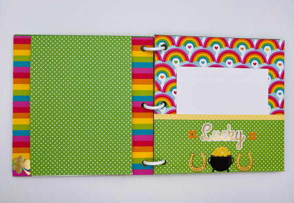 Premade St Patrick's Day Scrapbook Photo Album