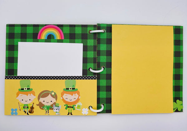 Premade St Patrick's Day Scrapbook Photo Album