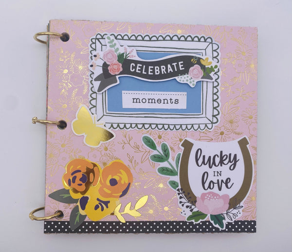 Premade Engagement , Wedding Scrapbook Photo Album