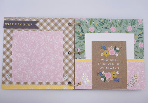 Premade Engagement , Wedding Scrapbook Photo Album