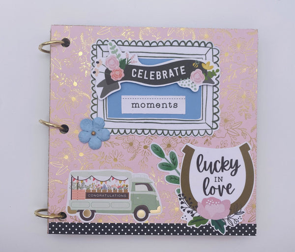 Premade Engagement , Wedding Scrapbook Photo Album