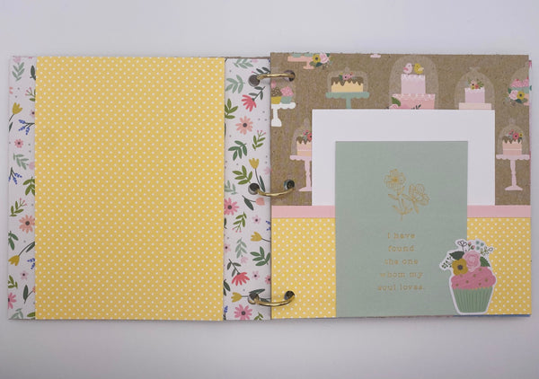 Premade Engagement , Wedding Scrapbook Photo Album