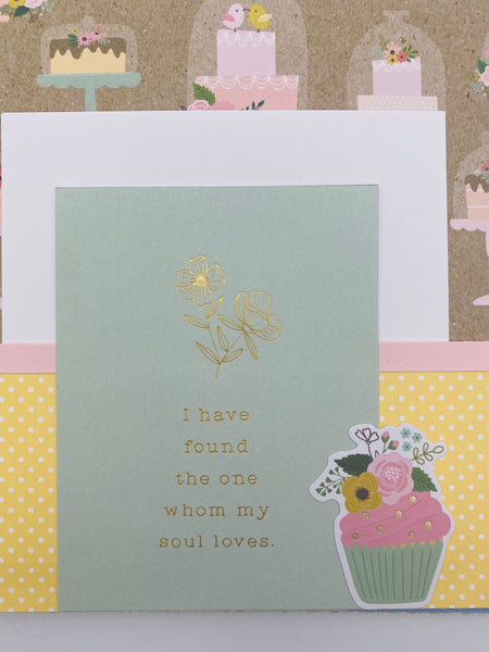 Premade Engagement , Wedding Scrapbook Photo Album