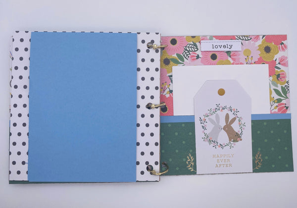 Premade Engagement , Wedding Scrapbook Photo Album