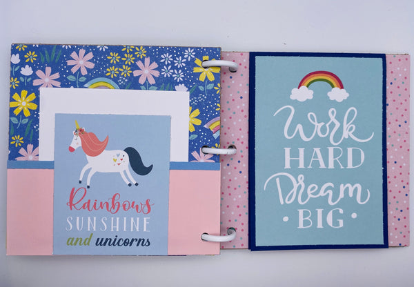 Premade Girl Scrapbook Photo Album