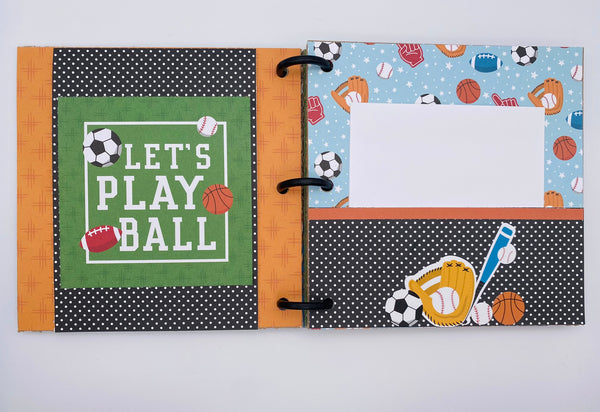 Premade Boy Scrapbook Photo Album