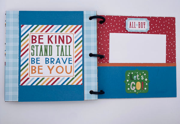 Premade Boy Scrapbook Photo Album