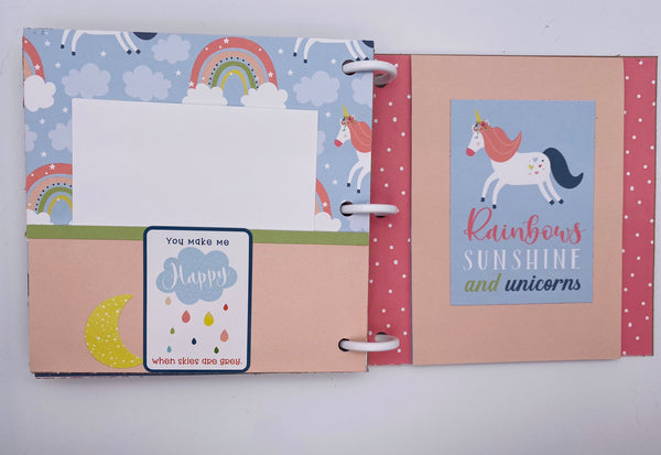 Premade Girl Scrapbook Photo Album