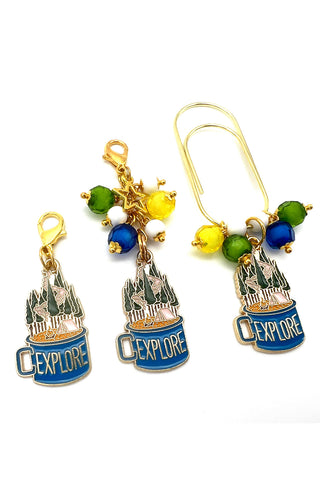 Camping Planner Charm Clip
