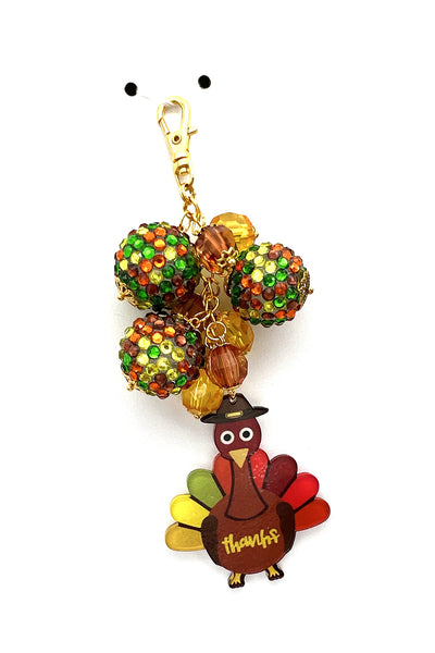 Thanksgiving Turkey Planner Charm Clip
