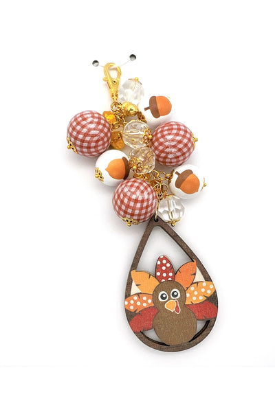 Thanksgiving Turkey Planner Charm Clip