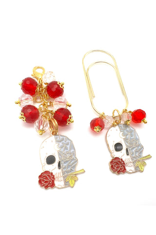 Skull Planner Charm Clip
