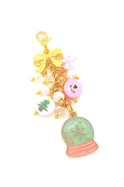 Snowglobe Charm Clip