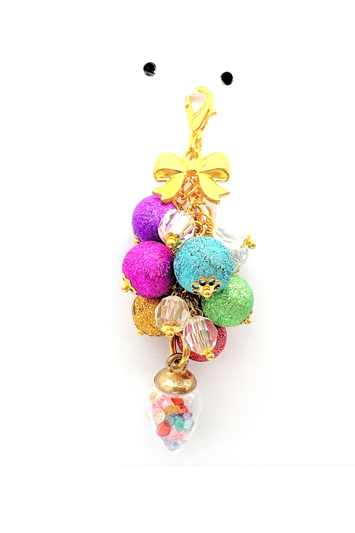 Christmas Bulb Charm Clip