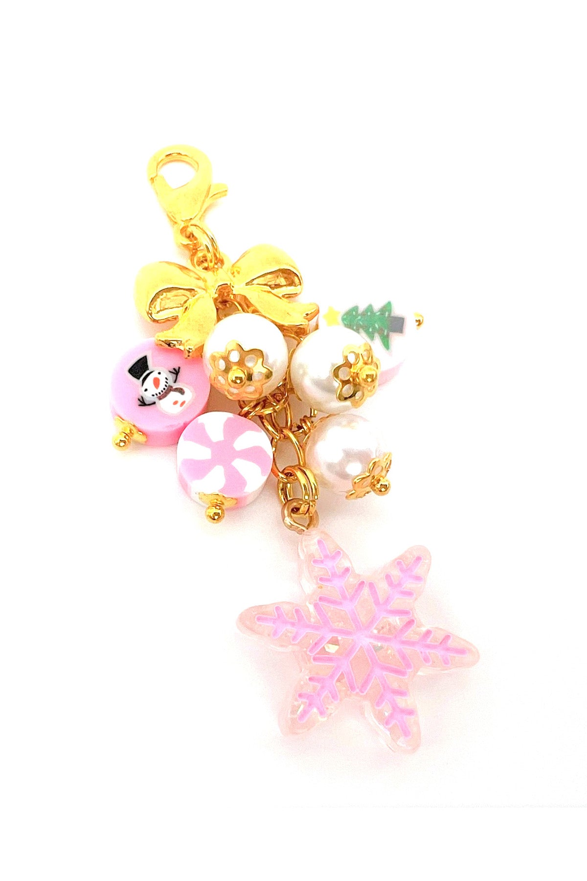 Snowflake Charm Clip