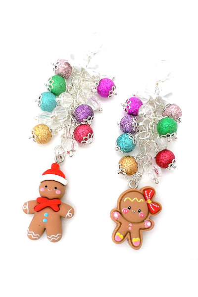 Christmas Gingerbread Boy or Girl Charm Clip