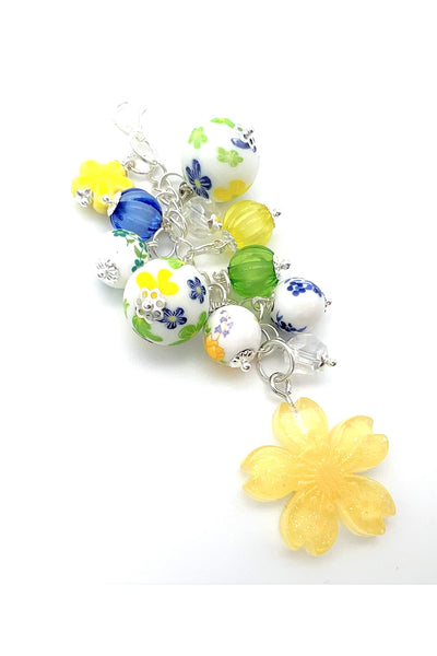 Flower Travelers Notebook Charm Clip