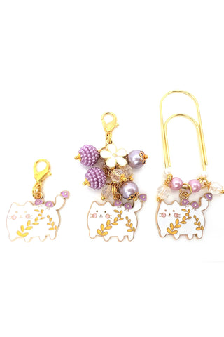 Cat Charm Clip or Paperclip