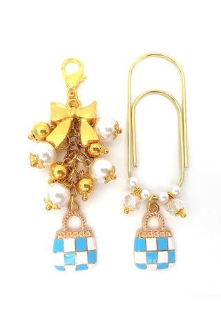 Purse Charm Clip or Paperclip