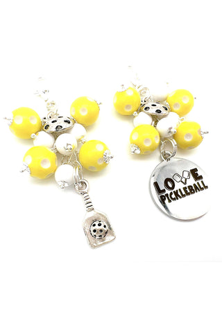 Pickleball Zipper Pull Charm
