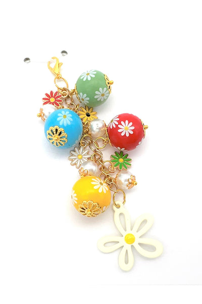 Flower Daisy Charm Clip