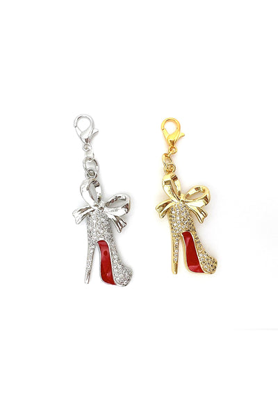 Red Bottom Shoe Charm Clip