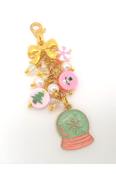Snowglobe Charm Clip