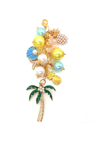 Beach Palm Tree Charm Clip