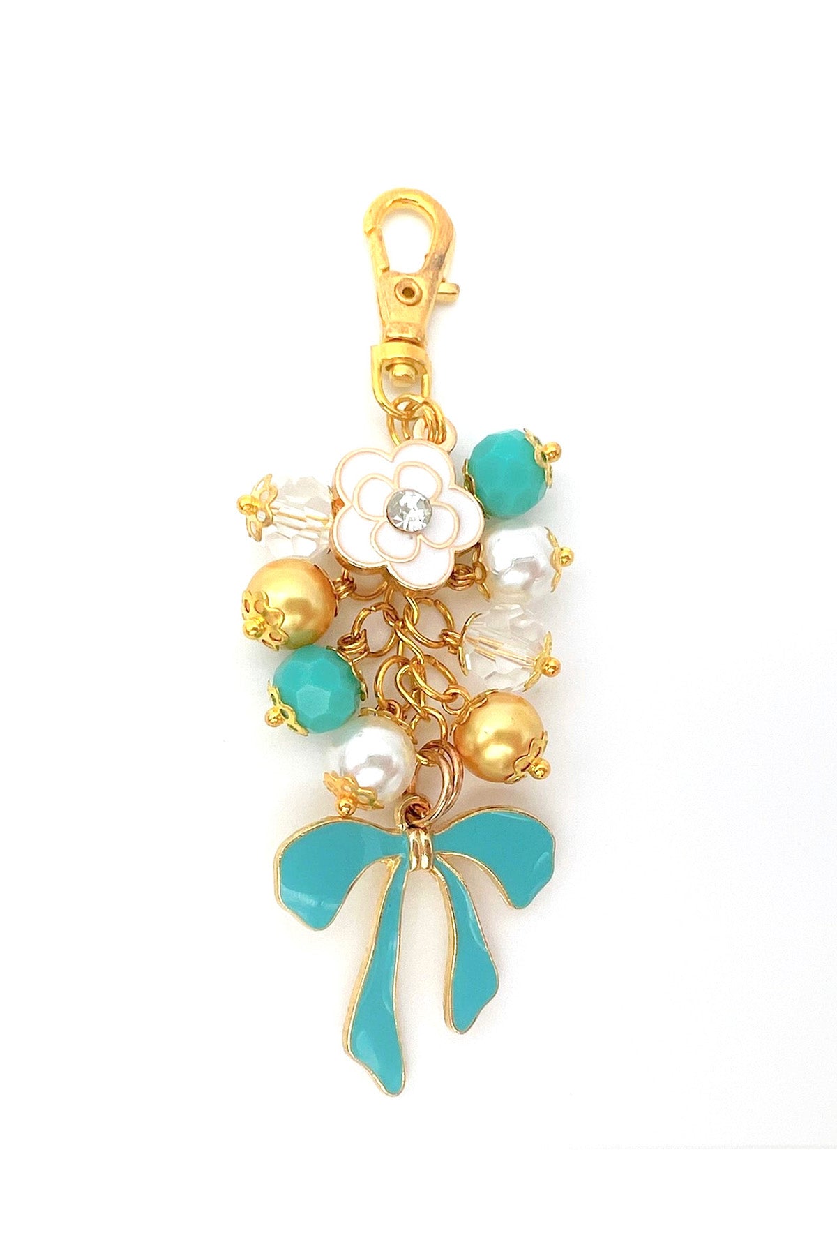 Tiffany Blue Bow Planner Charm Clip