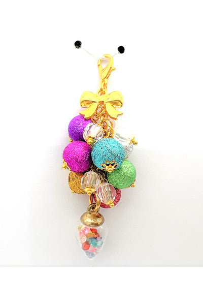 Christmas Bulb Charm Clip