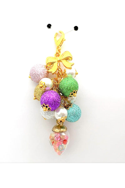 Christmas Bulb Charm Clip