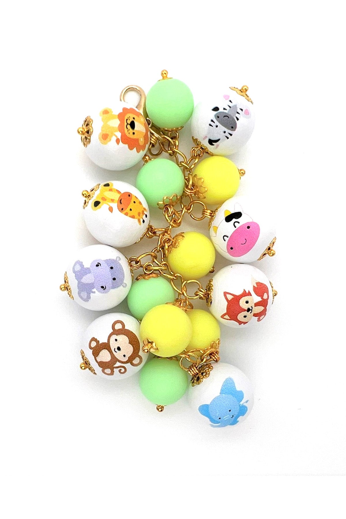 Zoo Animal Baby Journal Planner Charm Clip