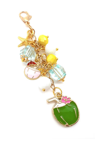 Beachy Cocktail Charm Clip