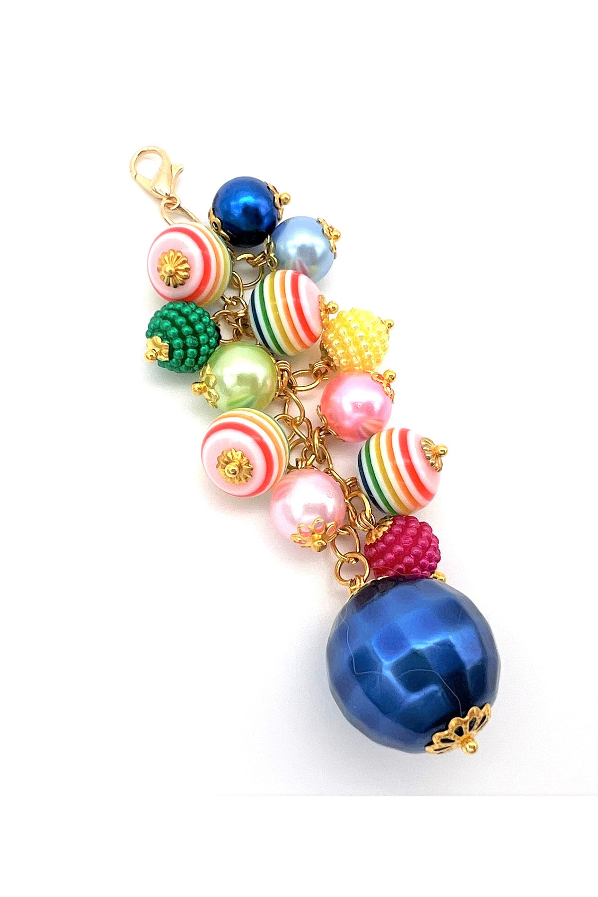 Happy Stripes Planner Charm Clip