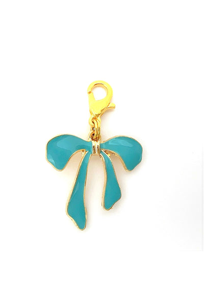 Tiffany Blue Bow Planner Charm Clip