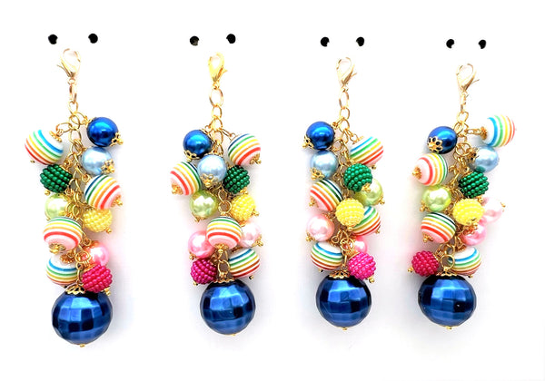 Happy Stripes Planner Charm Clip