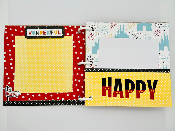Premade Disney Scrapbook Photo Album