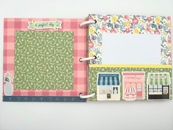 Premade Flower Bloom Scrapbook Photo Album