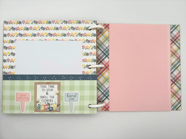Premade Flower Bloom Scrapbook Photo Album